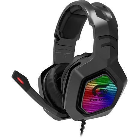 headset gamer black hawk preto led rgb p3 fortrek